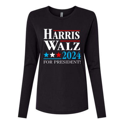 Harris Walz Waltz 2024 Vice President Vp Harris Tim Waltz Gift Womens Cotton Relaxed Long Sleeve T-Shirt