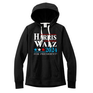 Harris Walz Waltz 2024 Vice President Vp Harris Tim Waltz Gift Women's Fleece Hoodie