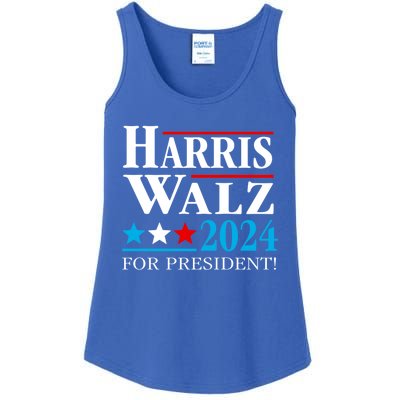 Harris Walz Waltz 2024 Vice President Vp Harris Tim Waltz Gift Ladies Essential Tank