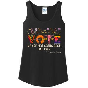 Harris Waltz We Are Not Going Back Like Ever Feminist Vote Ladies Essential Tank