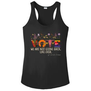 Harris Waltz We Are Not Going Back Like Ever Feminist Vote Ladies PosiCharge Competitor Racerback Tank