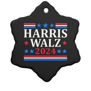 Harris Walz Waltz 2024 Ceramic Star Ornament