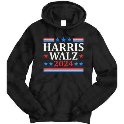 Harris Walz Waltz 2024 Tie Dye Hoodie