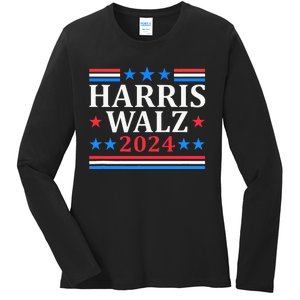 Harris Walz Waltz 2024 Ladies Long Sleeve Shirt