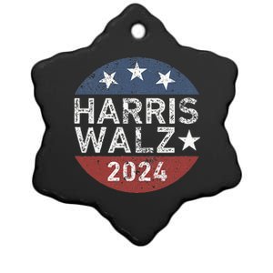 Harris Walz Waltz 2024 Ceramic Star Ornament