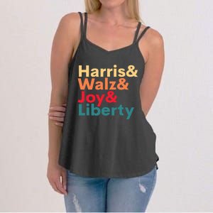 Harris Walz Waltz 2024 Harris Walz Joy Liberty Women's Strappy Tank