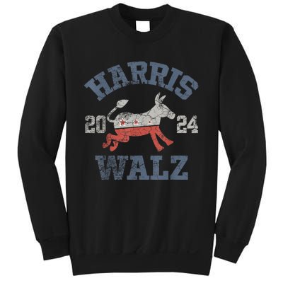 Harris Walz Waltz 2024 Vintage Style Kamala Harris Tim Walz Sweatshirt