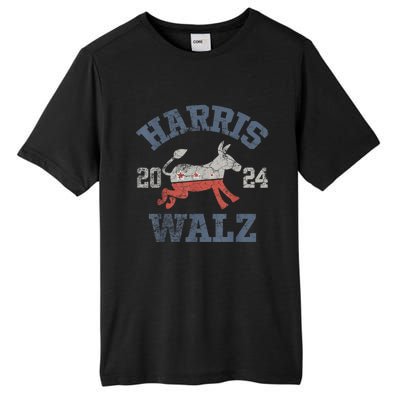 Harris Walz Waltz 2024 Vintage Style Kamala Harris Tim Walz Tall Fusion ChromaSoft Performance T-Shirt