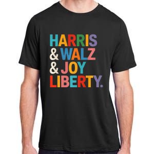 Harris Walz Waltz 2024 Harris Walz Joy Liberty Adult ChromaSoft Performance T-Shirt