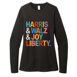 Harris Walz Waltz 2024 Harris Walz Joy Liberty Womens CVC Long Sleeve Shirt