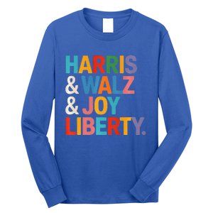 Harris Walz Waltz 2024 Harris Walz Joy Liberty Long Sleeve Shirt