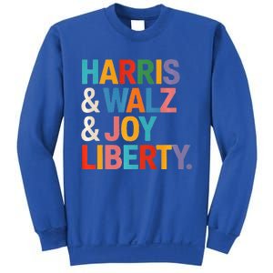 Harris Walz Waltz 2024 Harris Walz Joy Liberty Sweatshirt