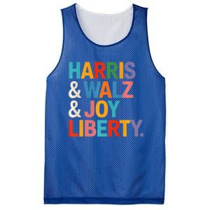 Harris Walz Waltz 2024 Harris Walz Joy Liberty Mesh Reversible Basketball Jersey Tank