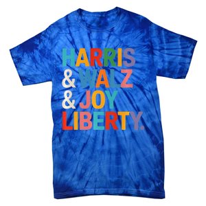 Harris Walz Waltz 2024 Harris Walz Joy Liberty Tie-Dye T-Shirt