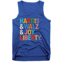 Harris Walz Waltz 2024 Harris Walz Joy Liberty Tank Top