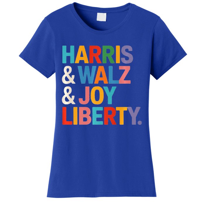 Harris Walz Waltz 2024 Harris Walz Joy Liberty Women's T-Shirt