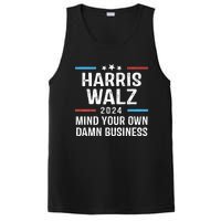 Harris Walz Waltz 2024 Mind Your Own Damn Business PosiCharge Competitor Tank