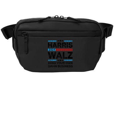 Harris Walz Waltz 2024 Mind Your Own Damn Business Crossbody Pack