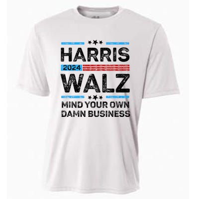 Harris Walz Waltz 2024 Mind Your Own Damn Business Cooling Performance Crew T-Shirt