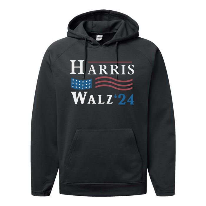 Harris Walz Waltz 2024 Vice President Vp Harris Tim Waltz Performance Fleece Hoodie