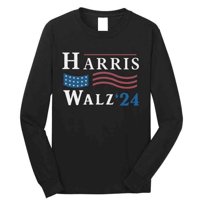 Harris Walz Waltz 2024 Vice President Vp Harris Tim Waltz Long Sleeve Shirt