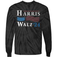 Harris Walz Waltz 2024 Vice President Vp Harris Tim Waltz Tie-Dye Long Sleeve Shirt