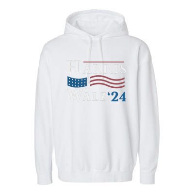 Harris Walz Waltz 2024 Vice President Vp Harris Tim Waltz Garment-Dyed Fleece Hoodie