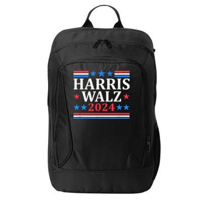 Harris Walz Waltz 2024 Vintage Style Kamala Harris Tim Walz City Backpack