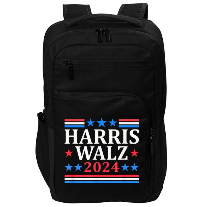 Harris Walz Waltz 2024 Vintage Style Kamala Harris Tim Walz Impact Tech Backpack