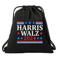 Harris Walz Waltz 2024 Vintage Style Kamala Harris Tim Walz Drawstring Bag