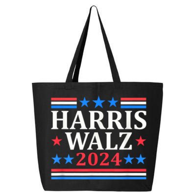 Harris Walz Waltz 2024 Vintage Style Kamala Harris Tim Walz 25L Jumbo Tote