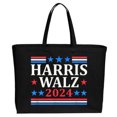 Harris Walz Waltz 2024 Vintage Style Kamala Harris Tim Walz Cotton Canvas Jumbo Tote