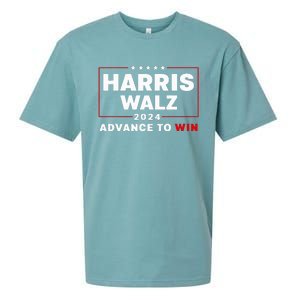 Harris Walz Waltz 2024 Advance To Win For 47th President Sueded Cloud Jersey T-Shirt