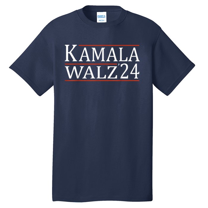 Harris Walz Waltz 2024 Vintage Style Kamala Harris Tim Walz Tall T-Shirt