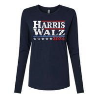 Harris Walz Waltz 2024 Vintage Style Kamala Harris Tim Walz Womens Cotton Relaxed Long Sleeve T-Shirt