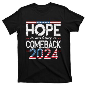 Harris Walz Waltz 2024 Hope Is Making A Comeback Election T-Shirt