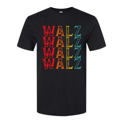 Harris Walz Waltz 2024 Tim Walz Waltz Last Name Softstyle CVC T-Shirt