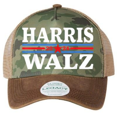 Harris Walz Waltz 2024 Vintage Style Kamala Harris Tim Walz Legacy Tie Dye Trucker Hat