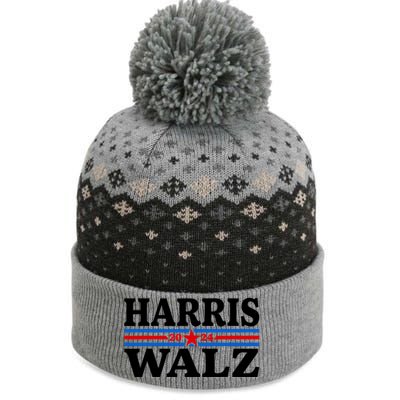 Harris Walz Waltz 2024 Vintage Style Kamala Harris Tim Walz The Baniff Cuffed Pom Beanie