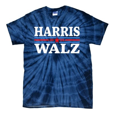 Harris Walz Waltz 2024 Vintage Style Kamala Harris Tim Walz Tie-Dye T-Shirt