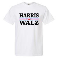 Harris Walz Waltz 2024 Vintage Style Kamala Harris Tim Walz Garment-Dyed Heavyweight T-Shirt