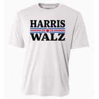 Harris Walz Waltz 2024 Vintage Style Kamala Harris Tim Walz Cooling Performance Crew T-Shirt