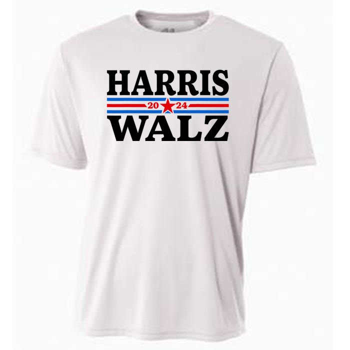 Harris Walz Waltz 2024 Vintage Style Kamala Harris Tim Walz Cooling Performance Crew T-Shirt