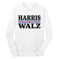 Harris Walz Waltz 2024 Vintage Style Kamala Harris Tim Walz Long Sleeve Shirt