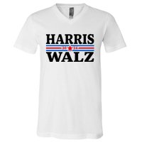 Harris Walz Waltz 2024 Vintage Style Kamala Harris Tim Walz V-Neck T-Shirt