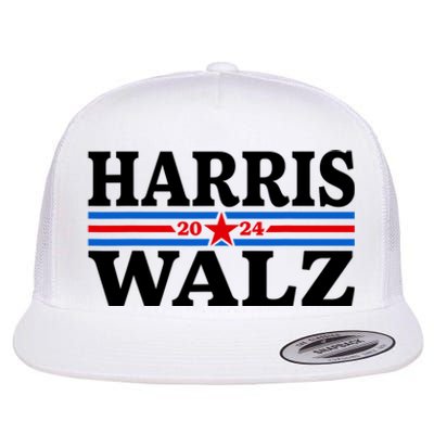 Harris Walz Waltz 2024 Vintage Style Kamala Harris Tim Walz Flat Bill Trucker Hat