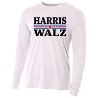 Harris Walz Waltz 2024 Vintage Style Kamala Harris Tim Walz Cooling Performance Long Sleeve Crew