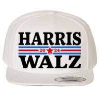 Harris Walz Waltz 2024 Vintage Style Kamala Harris Tim Walz Wool Snapback Cap