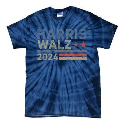 Harris Walz Waltz 2024 Vintage Style Kamala Harris Tim Walz Tie-Dye T-Shirt