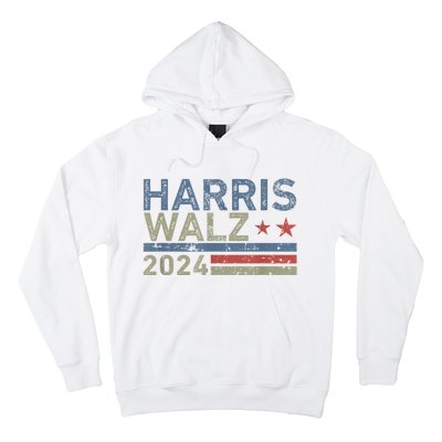 Harris Walz Waltz 2024 Vintage Style Kamala Harris Tim Walz Hoodie